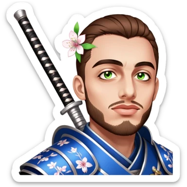 Samurai Warrior sticker