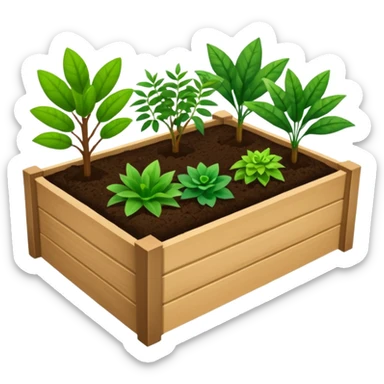 garden bed sticker