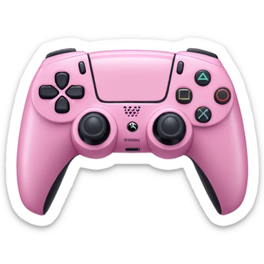 Pink ps5 controller sticker