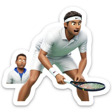 tennis showdown with friends sticker