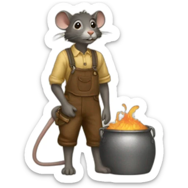 Raton laveur sticker