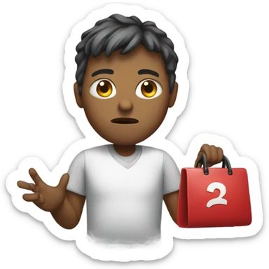 urgent icon with pc sticker