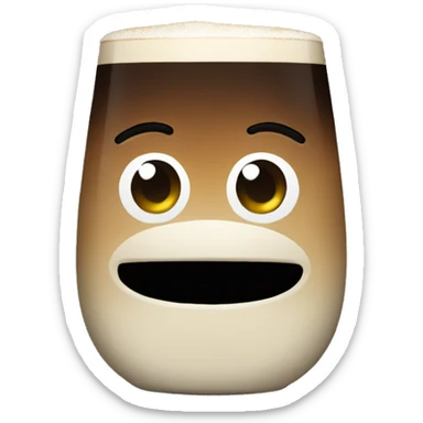 Guinness with traditional logo sticker