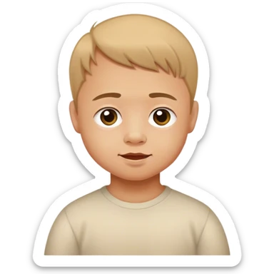 A boy with Down syndrome  sticker