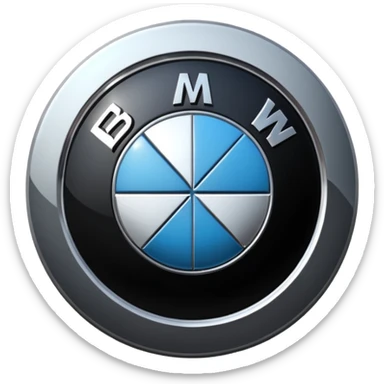 Bmw logo sticker