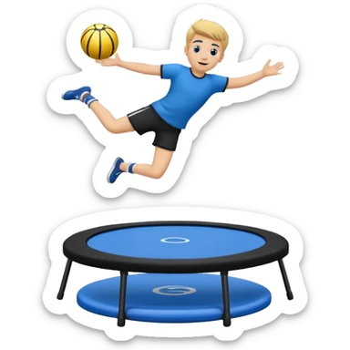 mini trampoline sticker