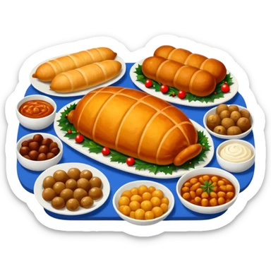 romanian cuisine christmas food types sticker
