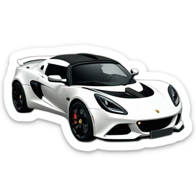Lotus exige à sticker