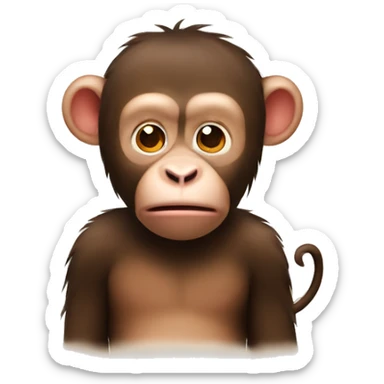 Monkey bear pig sticker