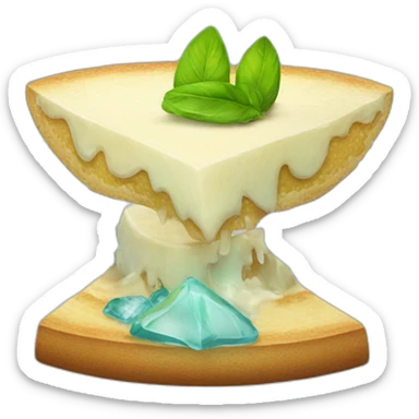 sandía con hielo sticker