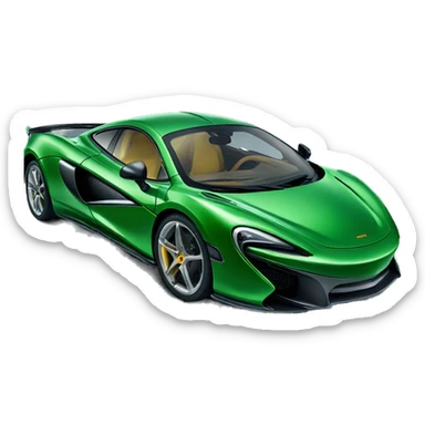 Green McLaren Artura sticker