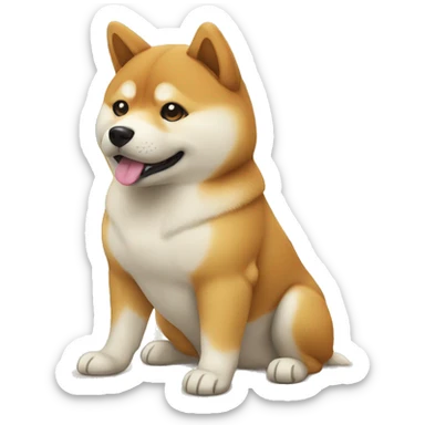 Shiba Inu showing 👍🏻  sticker