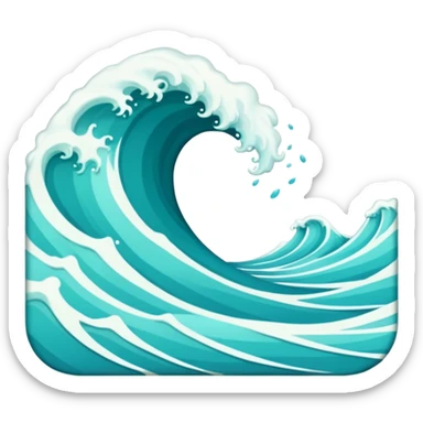 🌊✨ Endless waves, endless peace sticker