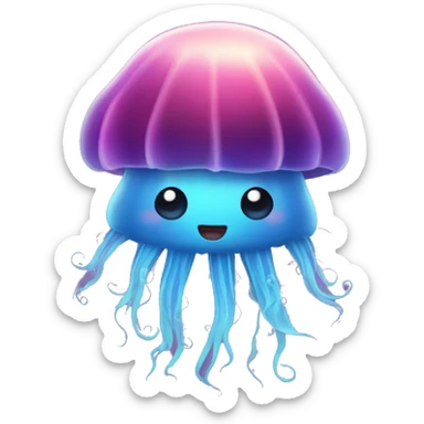 cute jellyfish sticker
