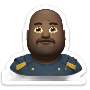 big fat man russian sticker