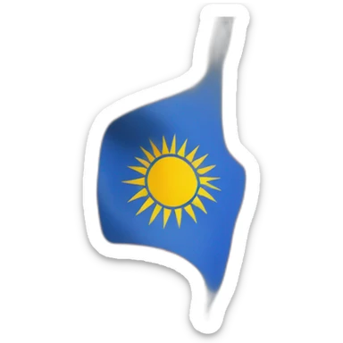 Kyrgyzstan flag sticker