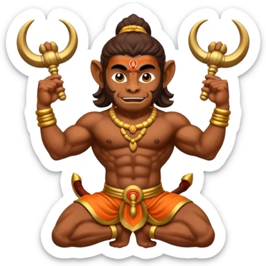 Hanuman ji Ram jap sticker