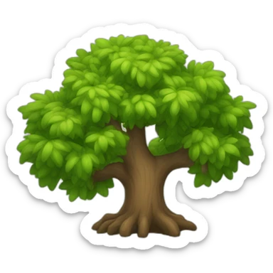 arvore engraçada sticker