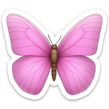 borboleta-rosa sticker