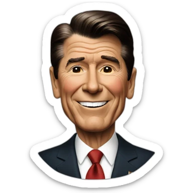 Ronald Reagan sticker