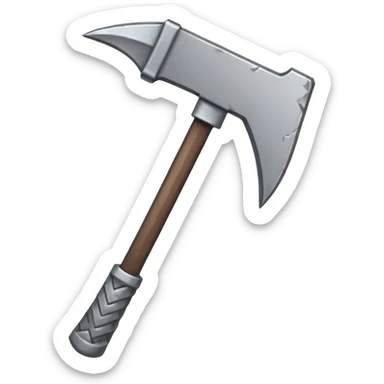 PICKAXEFROM THE MINECRAFT GAME sticker