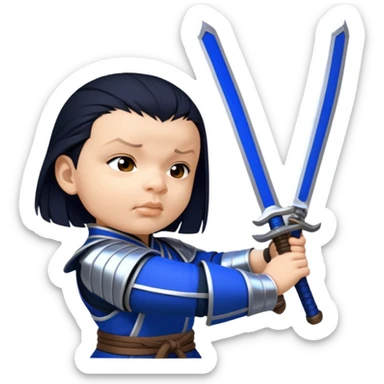 Steadfast Samurai sticker