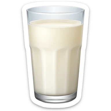 milk glass with shadow sticker