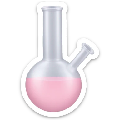 Pastel pink bong sticker