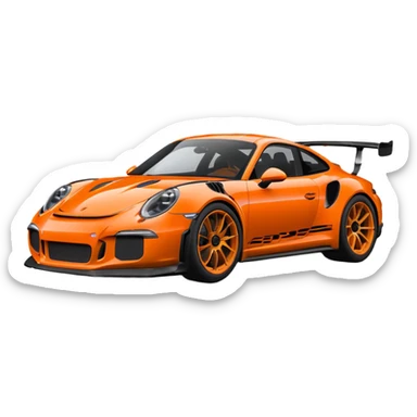 Cree une Porsche gt3 rs sticker