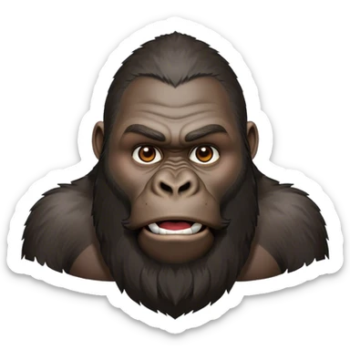 gorilla james harden beard sticker