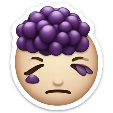 Blackberry sad sticker