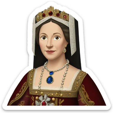Queen catherine of Aragon details  sticker