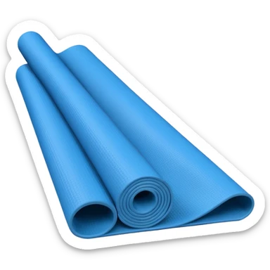 open yoga mat sticker