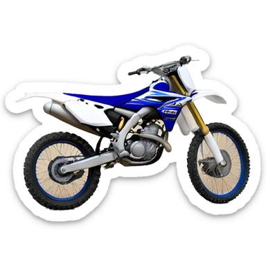 Moto yamaha yz 125 sticker