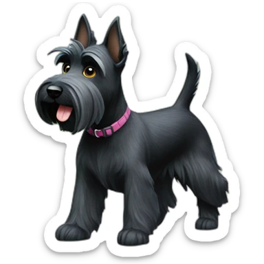 scottish-terrier-dog-walking sticker