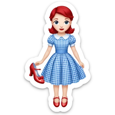 Dorothy from the wizard of oz sticker