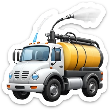 Bug sprayer truck sticker