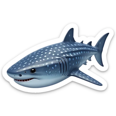 Whale shark sticker