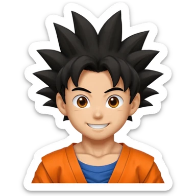 Goku imoji sticker