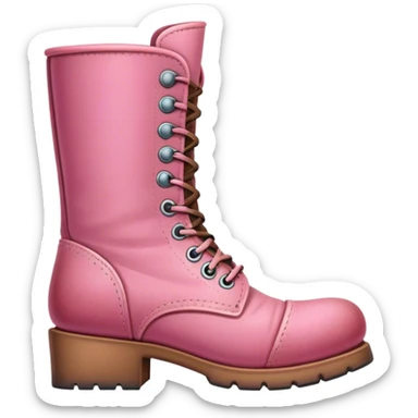 pink boot sticker