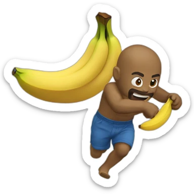 borsten rushes banana sticker