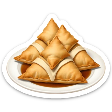 samosa and Chai (TEA) sticker