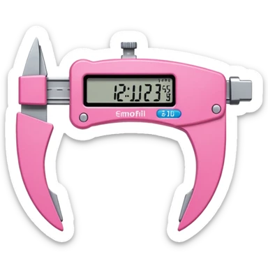 Skinfold caliper (plicometer)
everything in pink  sticker