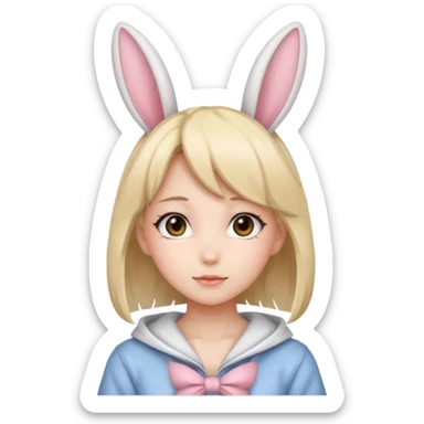 Bunny girl anime sticker