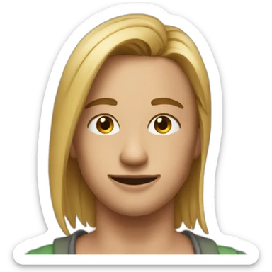 not an emoji but a real photo sticker