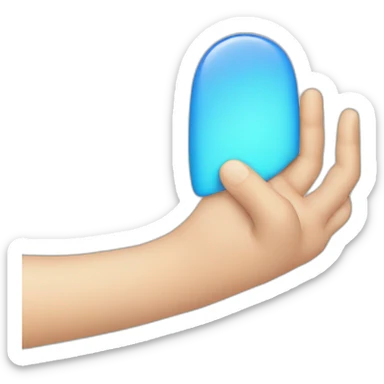 hand as mouse pointer sticker