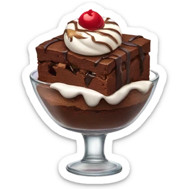 brownie sundae  sticker