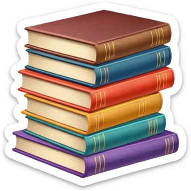 libros coloridos sticker