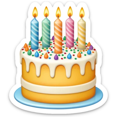 Happy birthday sticker