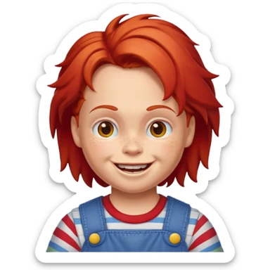 🥰😍Un emojin de chuky sticker